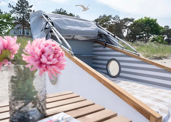 Luxussátor Schlafstrandkorb Nr 6 *